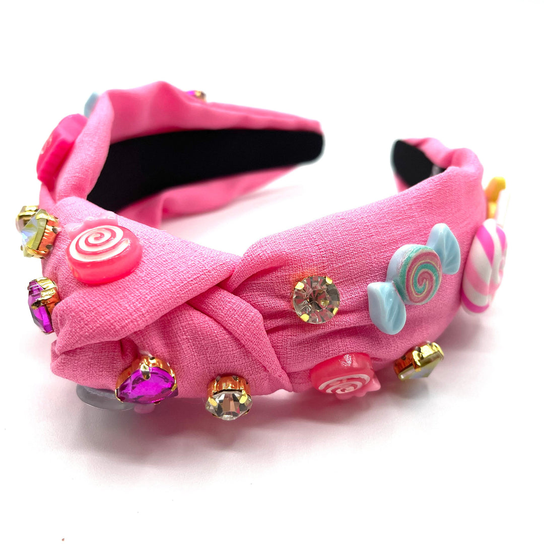 Candyland Embellished Knot Headband