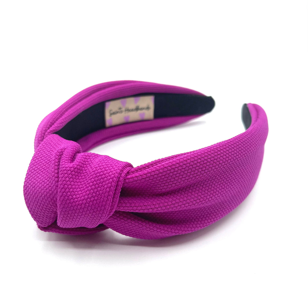 Magenta Classic Knot Headband