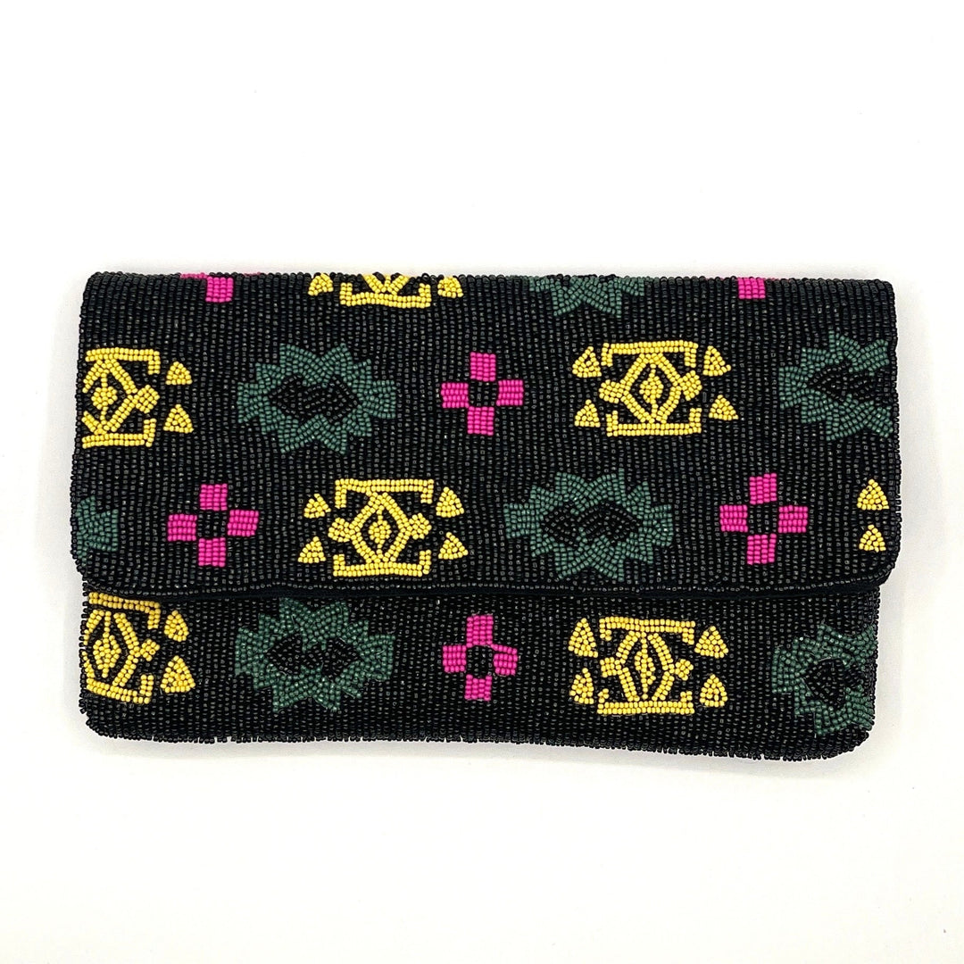 Black Beaded Purse