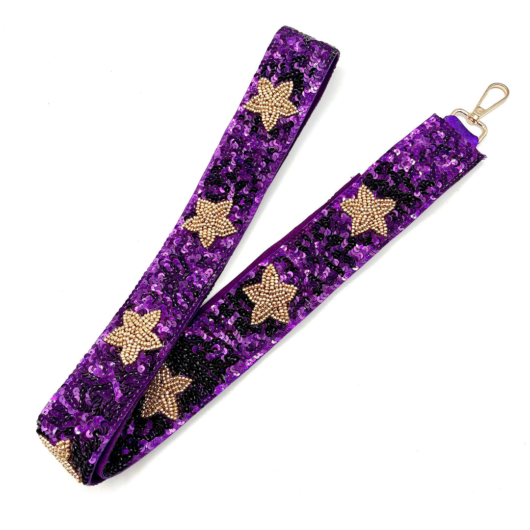Purple and Gold Sequin