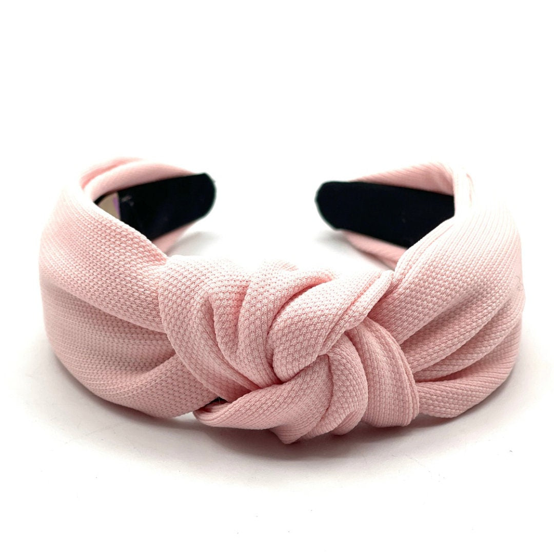 Soft Pink Knot Headband