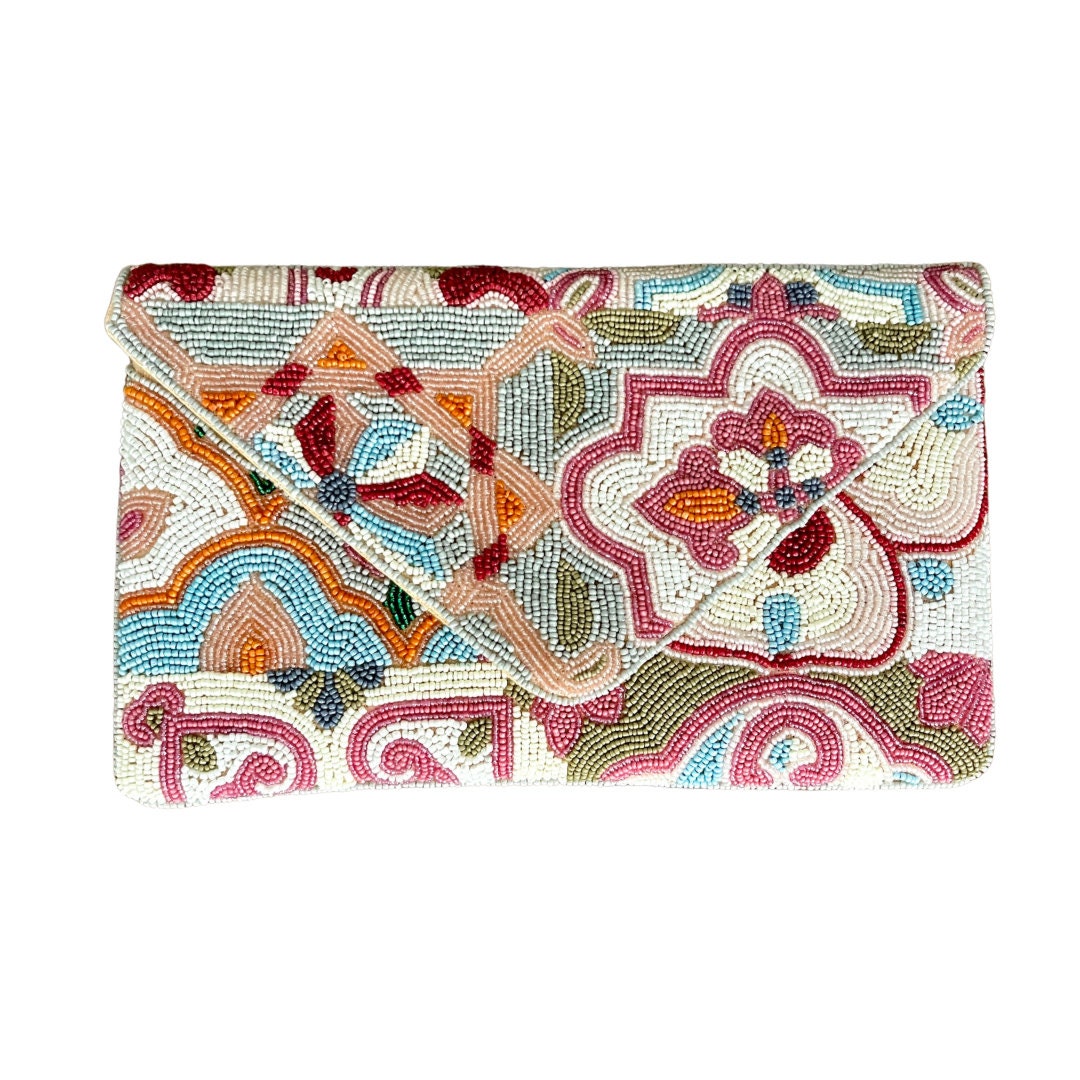 Unique Beaded Clutch