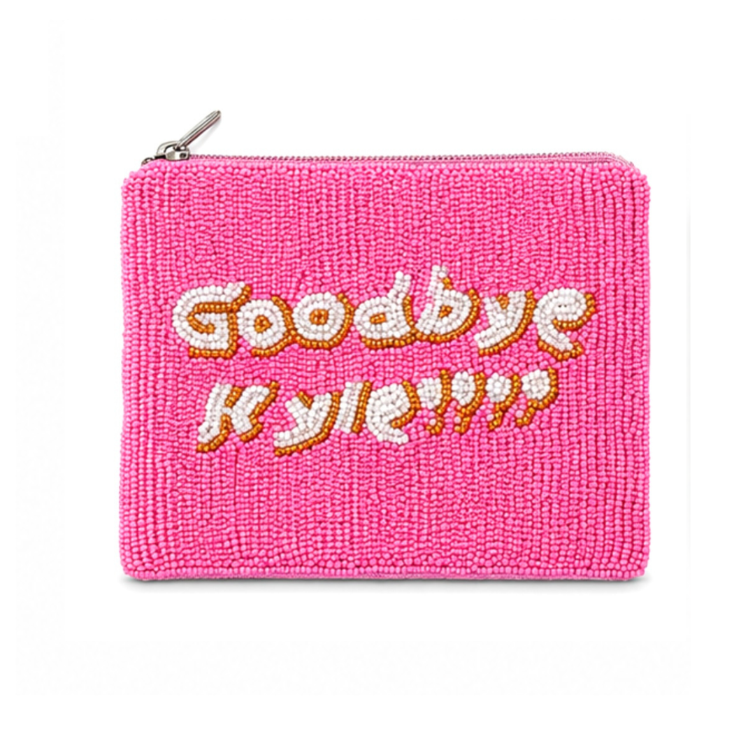 Goodbye Kyle!!!! Beaded Coin Purse
