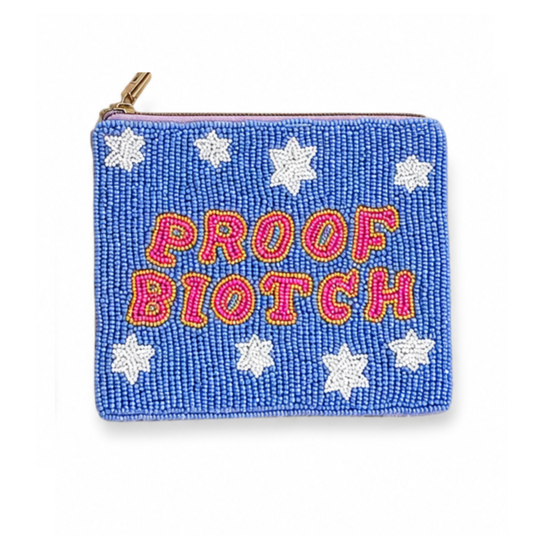 Proof, Biotch Beaded Coin Purse