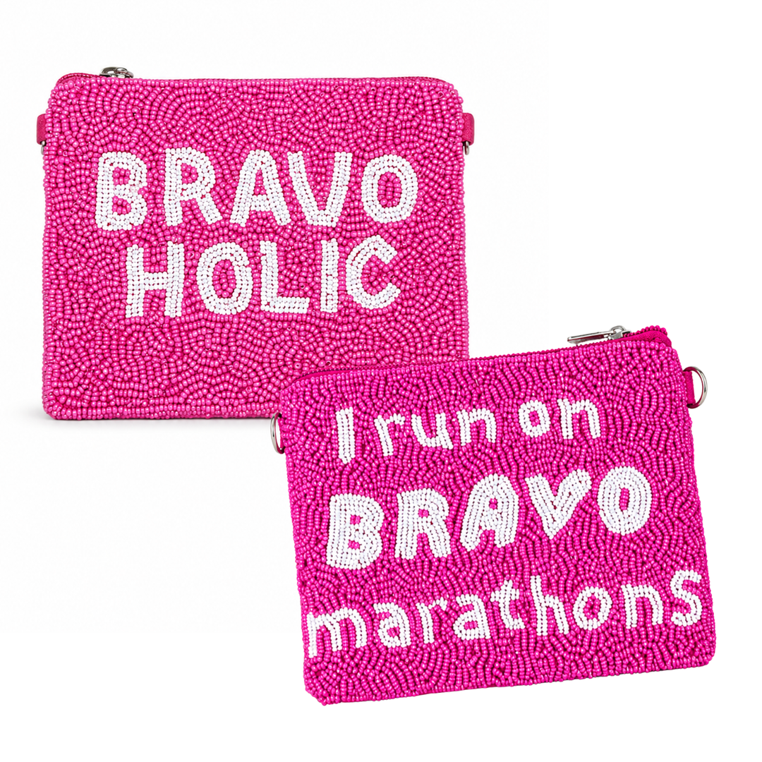 BRAVOHOLIC Beaded Coin Purse