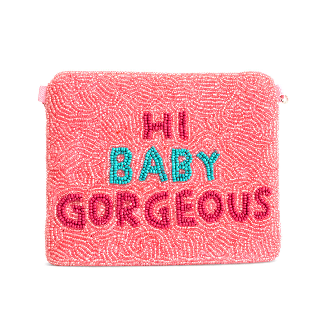 Hi Baby Gorgeous Beaded Coin Purse
