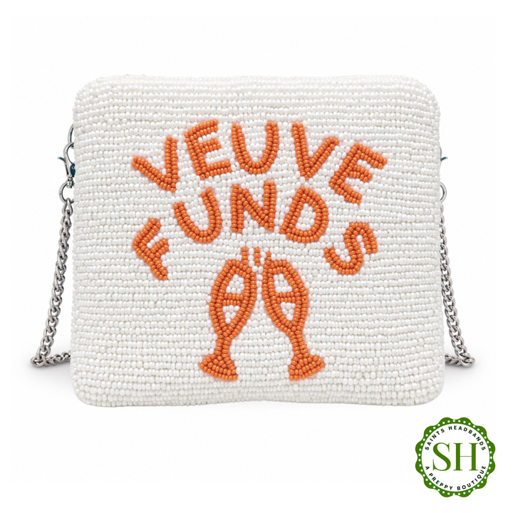 Veuve Funds Beaded Coin Purse