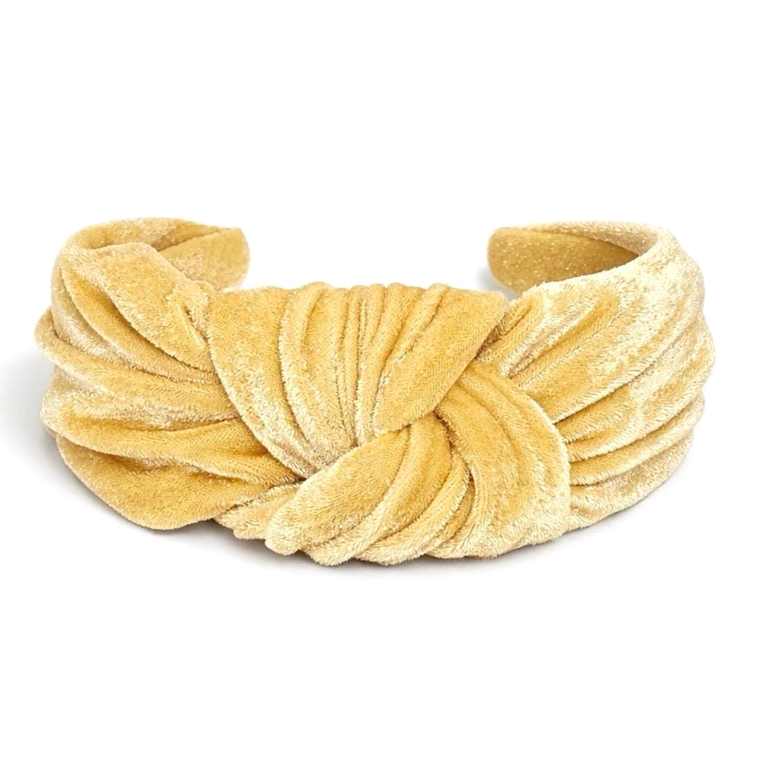 Velvet Wide Knot Headband