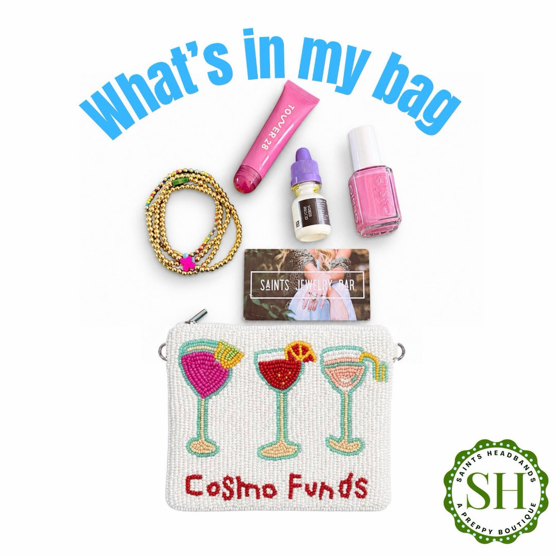 Cosmo Funds Beaded Coin Purse