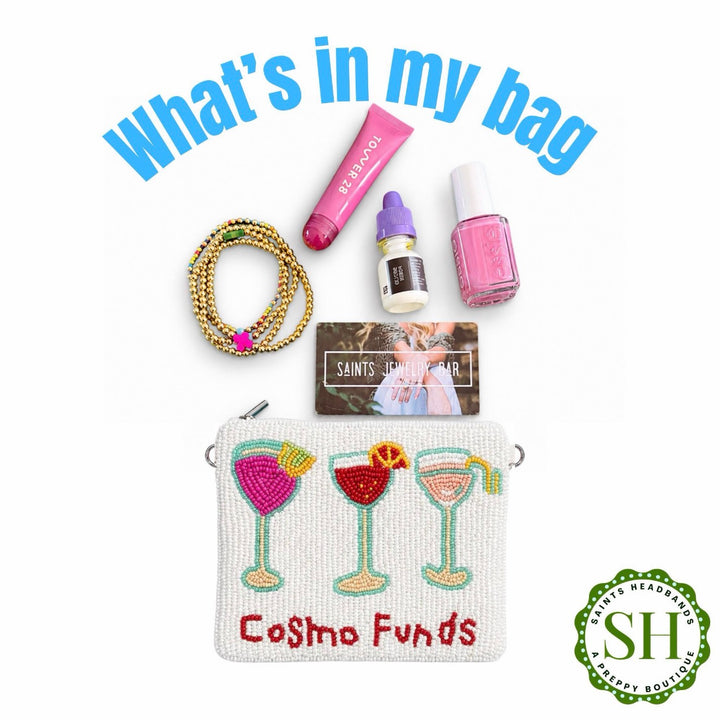 Cosmo Funds Beaded Coin Purse