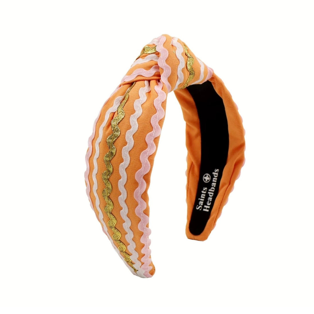 Ric Rac Trim Padded Knot Headband Collection