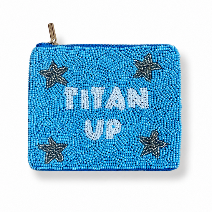 Titan Up Beaded Coin Purse