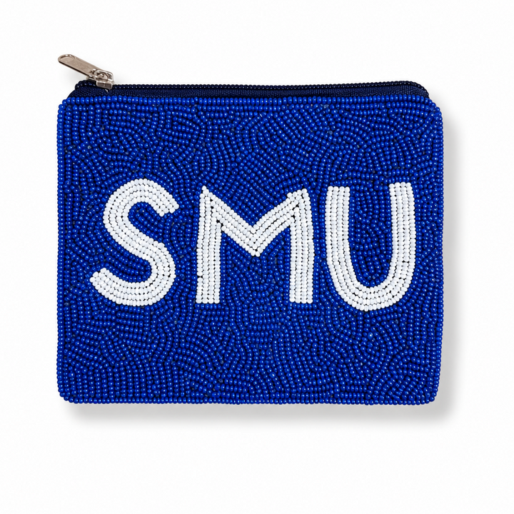 SMU Beaded Coin Purse