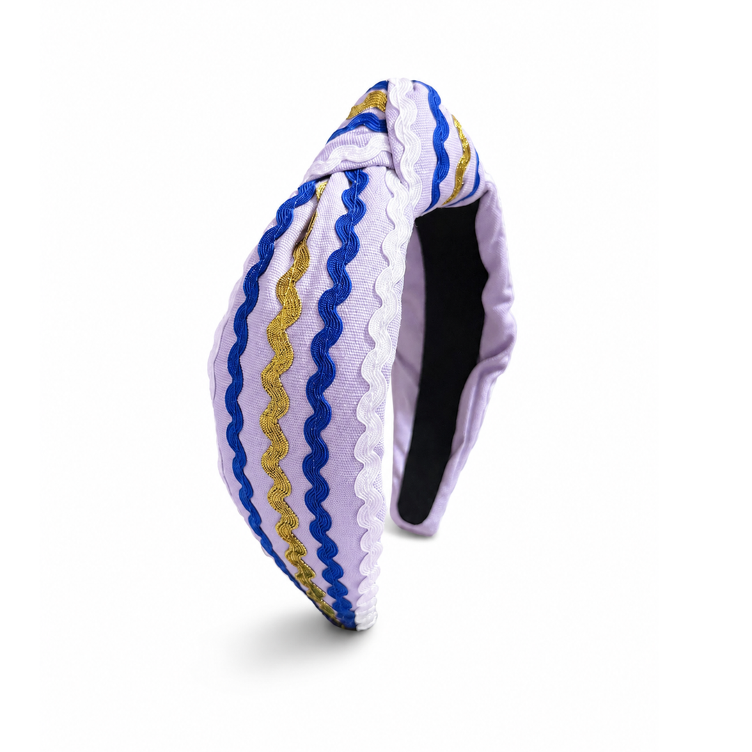 Ric Rac Trim Padded Knot Headband Collection