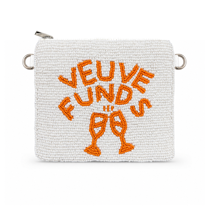 Veuve Funds Beaded Coin Purse