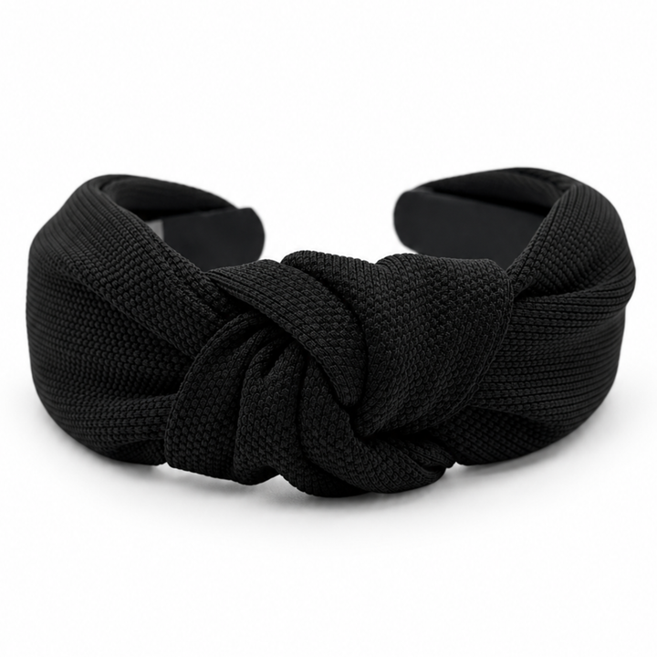 Black Knotted Headband