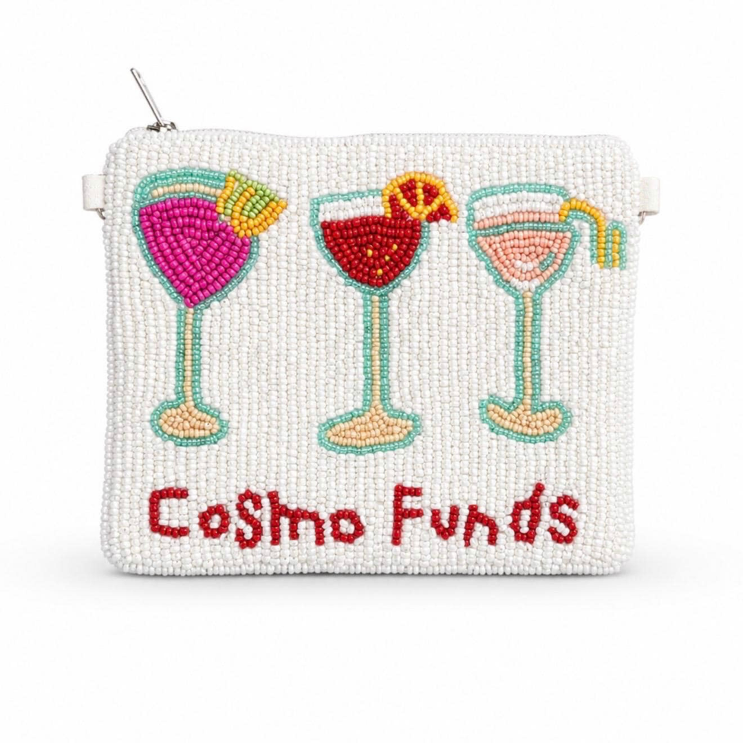 Cosmo Funds Beaded Coin Purse