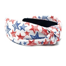 Patriotic Red, White, and Blue Star Headband