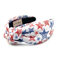 Patriotic Red, White, and Blue Star Headband
