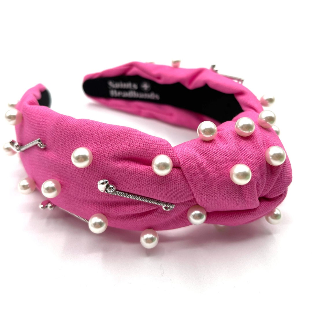 Preppy Pearl Golf Club Knotted Headband