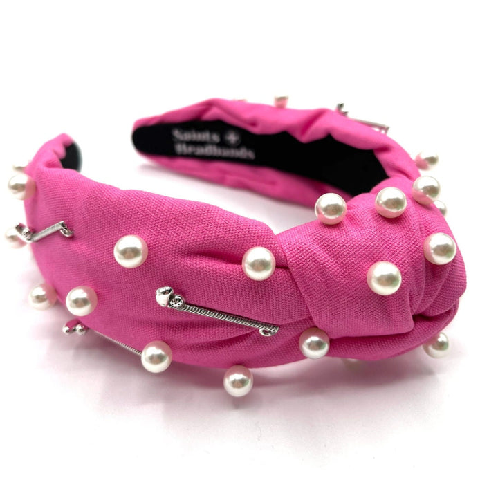 Preppy Pearl Golf Club Knotted Headband
