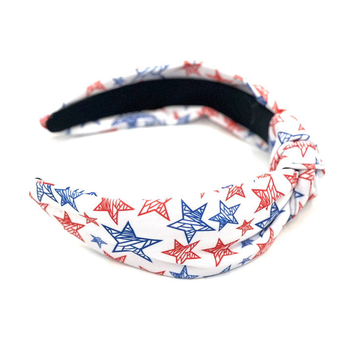 Patriotic Red, White, and Blue Star Headband