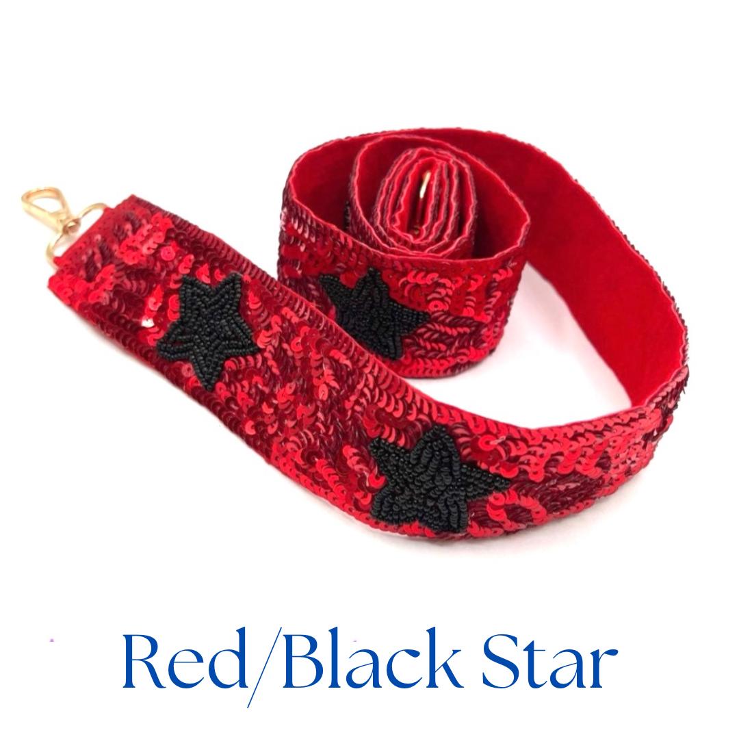 Star Sequin Game Day Purse Strap