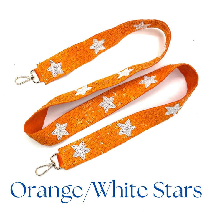 Star Sequin Game Day Purse Strap