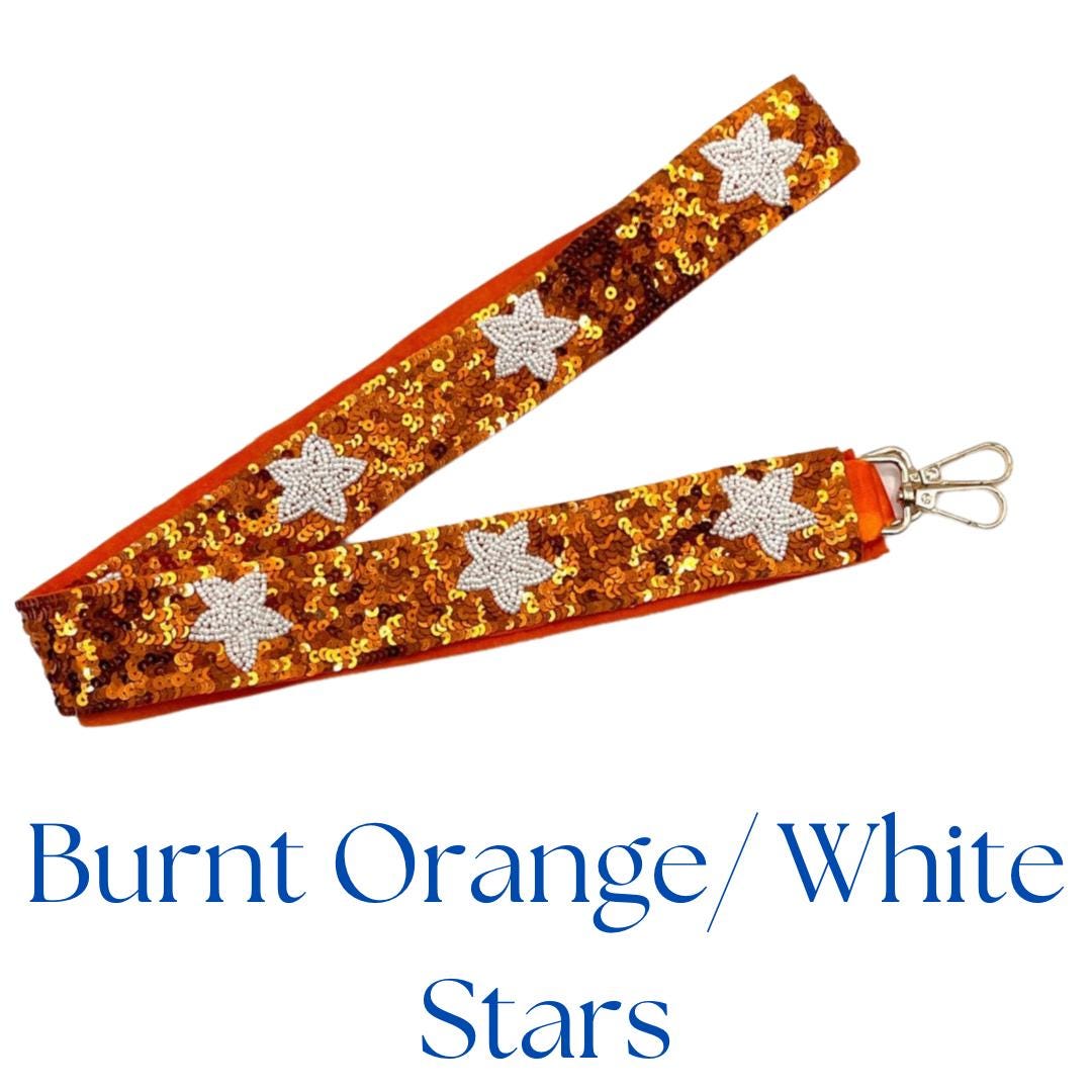 Star Sequin Game Day Purse Strap
