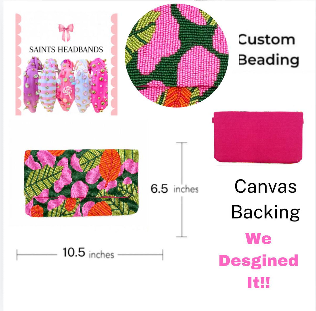 Tropical Bride Clutch