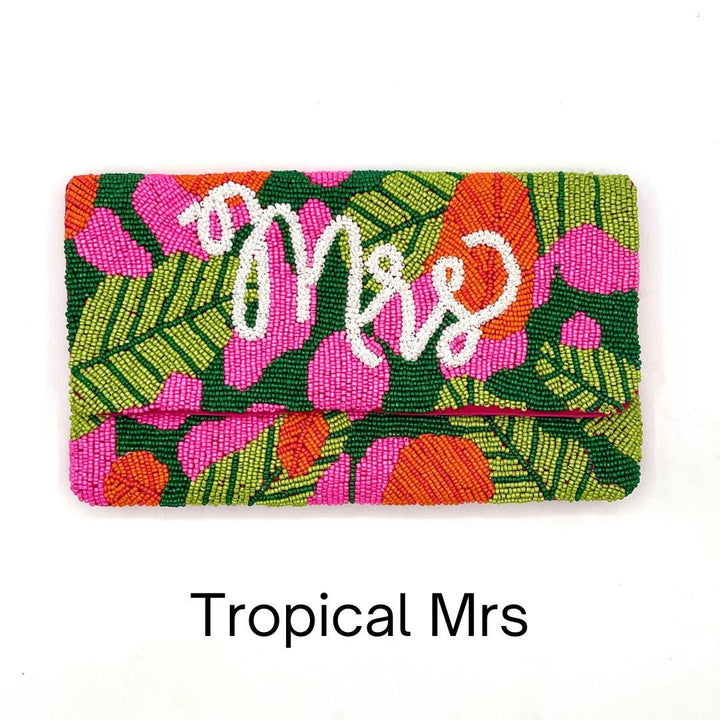 Tropical Beaded Bridal Clutch Collection