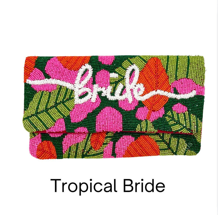 Tropical Beaded Bridal Clutch Collection
