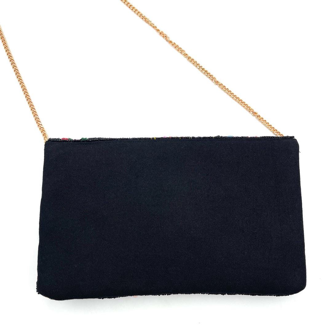 Martini Olive Sequin Clutch