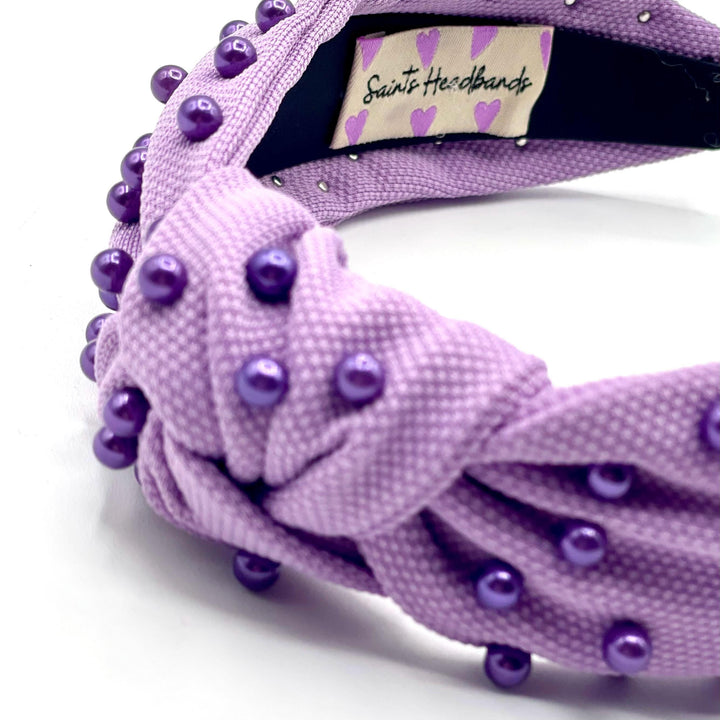 Purple Knot w/ Purple Pearls