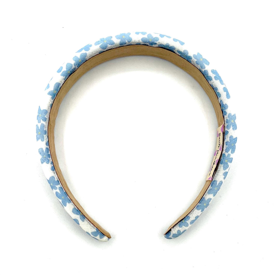 Preppy Blue Floral Headband