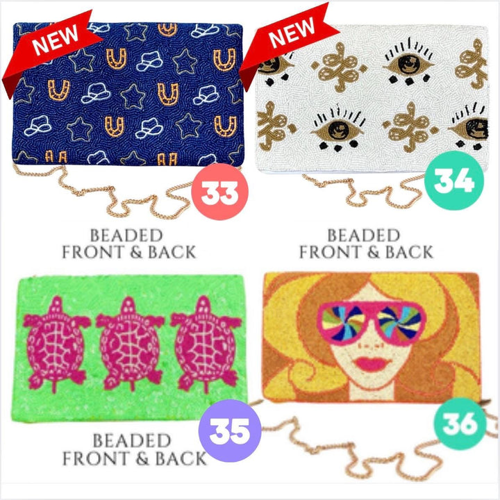 Beaded Clutch Purse &amp; Crossbody Bag Collection