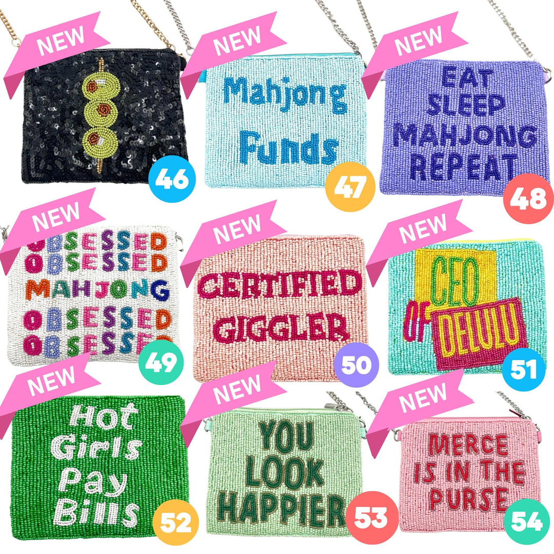 Preppy Beaded Coin Purse Collection