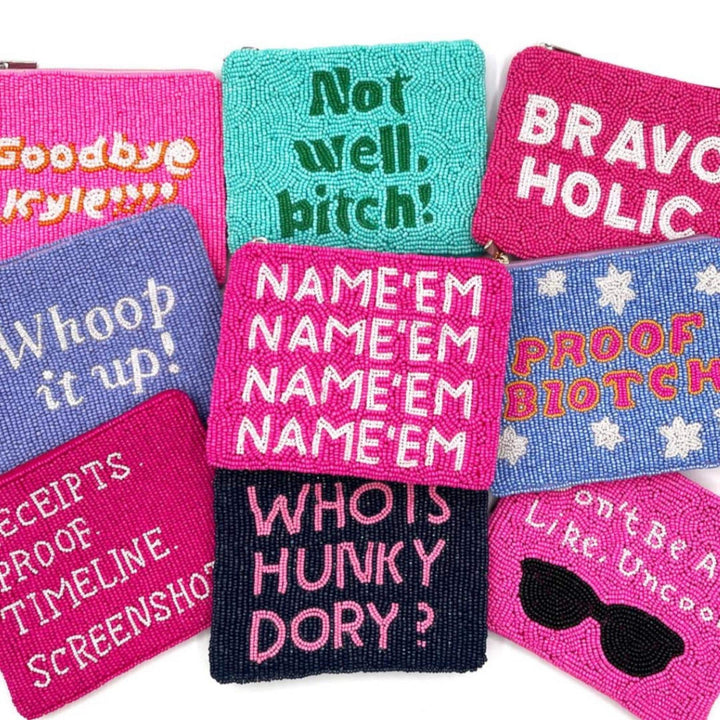 Real Housewives Beaded Coin Purse Collection