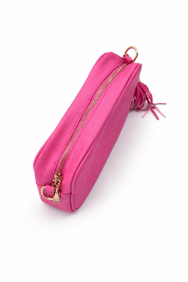 Pink Crossbody Headband Travel Bag &amp; Purse