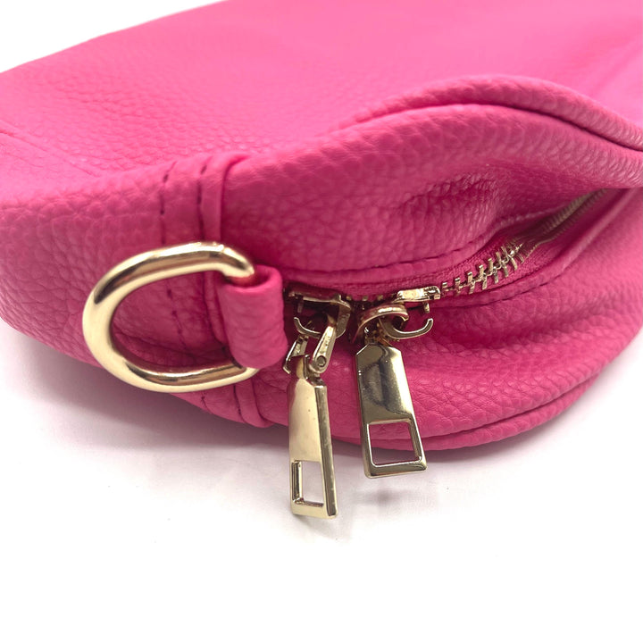 Pink Crossbody Headband Travel Bag &amp; Purse
