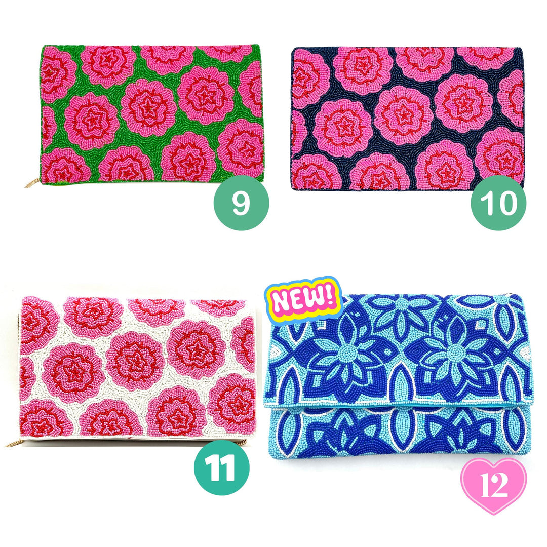 Beaded Clutch Purse &amp; Crossbody Bag Collection