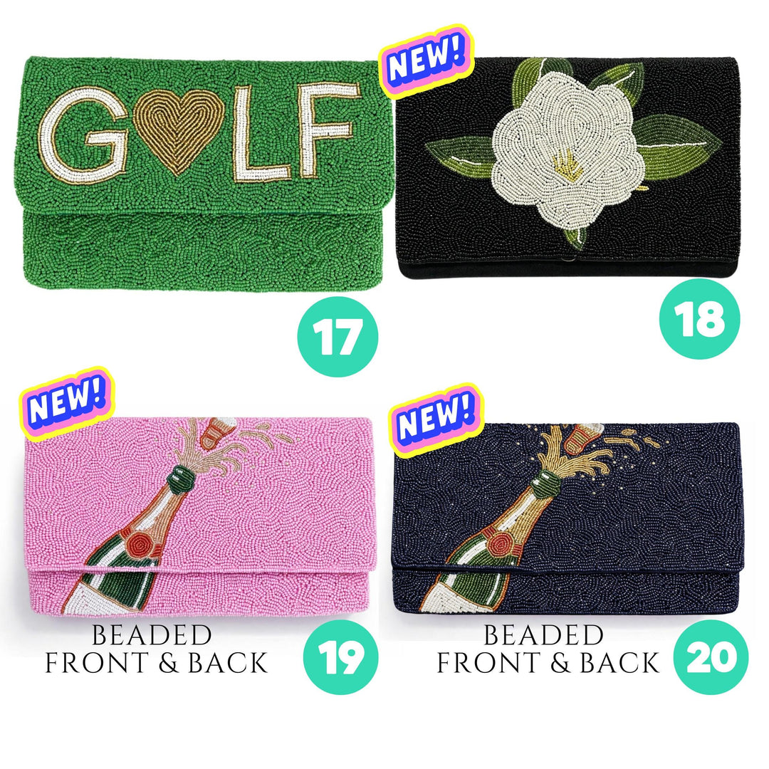Beaded Clutch Purse &amp; Crossbody Bag Collection