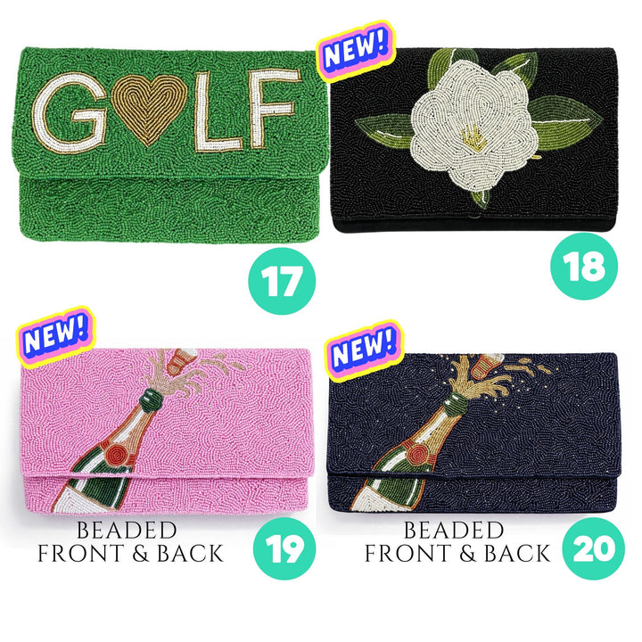 Beaded Clutch Purse &amp; Crossbody Bag Collection
