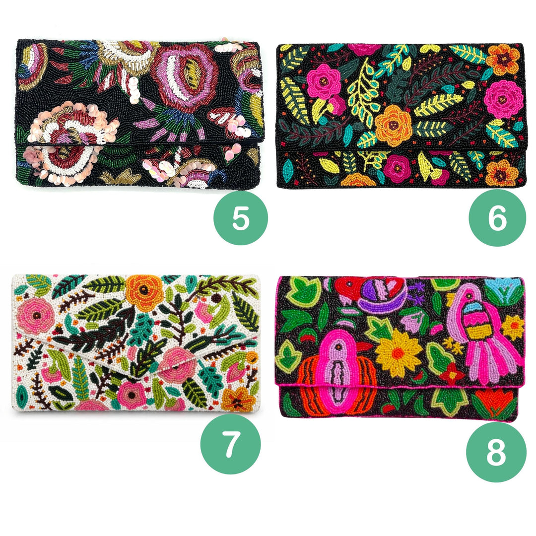 Beaded Clutch Purse &amp; Crossbody Bag Collection