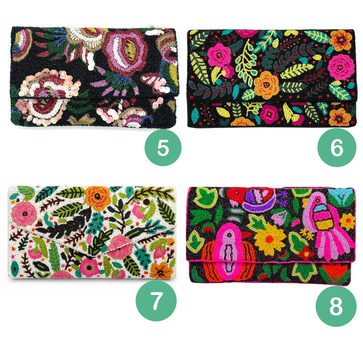 Beaded Clutch Purse &amp; Crossbody Bag Collection