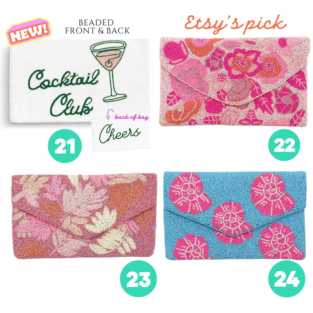Beaded Clutch Purse &amp; Crossbody Bag Collection