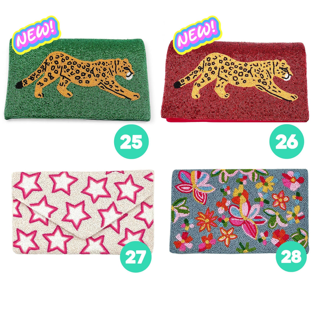 Beaded Clutch Purse &amp; Crossbody Bag Collection
