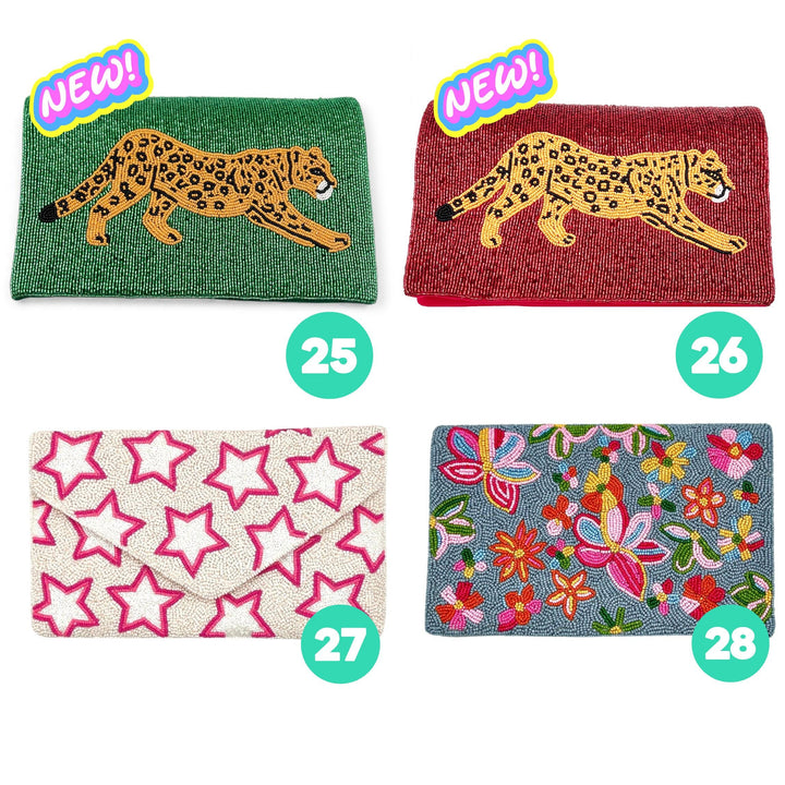 Beaded Clutch Purse &amp; Crossbody Bag Collection