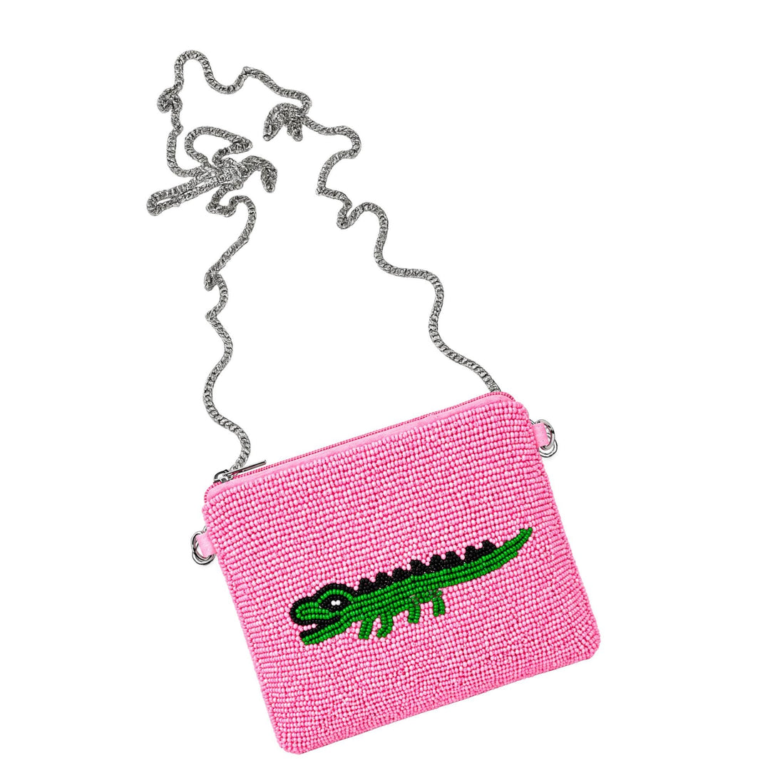 Beaded Alligator Coin Purse — view 4 of 4 by Saints Headbands