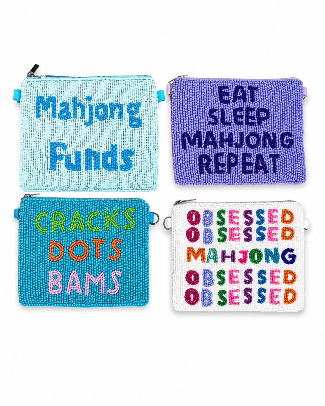 Preppy Beaded Coin Purses